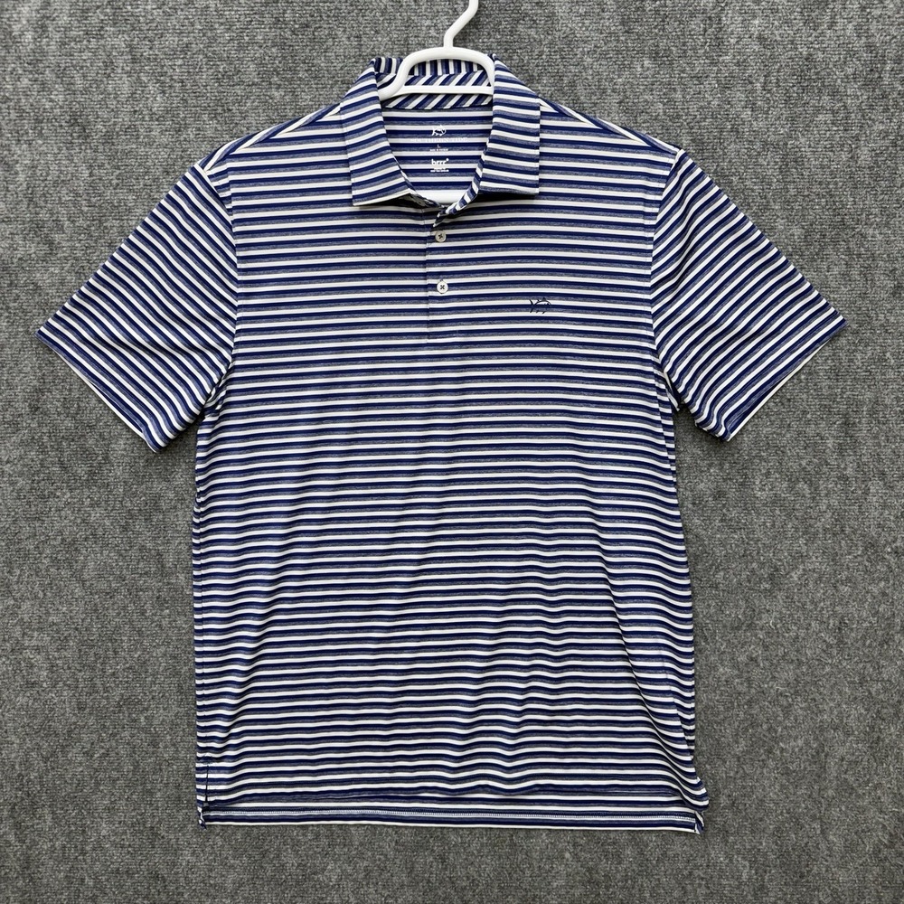 Southern Tide brrr polo short sleeve shirt men's size Large blue